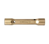 LLAVE DE TUBO DE DOBLE BOCA 24-26 MM ANTICHISPA Cu-Be.
