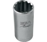 LLAVE DE VASO 1/2" - 13/16" SERIE LARGA (12 CANTOS)