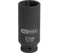Llave de vaso de impacto especial para árboles de transmisión, 1/2", 27 mm