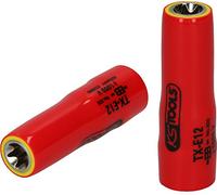 Llave de vaso Torx-E de 3/8" con aislamiento protector, E4, larga