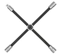 Llave en cruz para ruedas con junta deslizante para turismos 1/2"x17x19x21mm