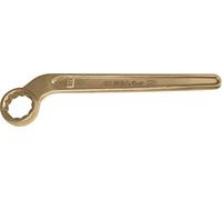 LLAVE ESTRELLA DE UNA BOCA CURVA 38MM ANTICHISPA AL.BRON.