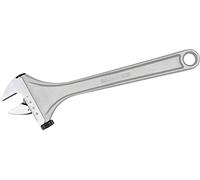 Llave Inglesa Bahco con Moleta Lateral y Acabado Cromado