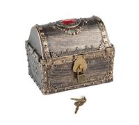 Llazsybz Boîte de Rangement Vintage Pirate's pour Enfants, Bronze