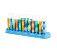 Llazsybz Cadre d'apprentissage Arithmétique Outil de Calcul Multifonction Support d'Opérations Tableau Addition Horloge en Plastique Conçu pour Enfants Activités Préscolaires, 12 Rangs