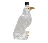 Llazsybz Carafe à Whisky Cadeau D'anniversaire et Bouchon Petite Carafe à Champagne de Unique pour Vodka Bière Champagne Anniversaire Mariage, Base Carrée