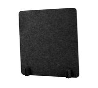 Llazsybz Cloison de Bureau Acoustique Séparateur de Bureau Panneau de Confidentialité Anti-bruit Écran Protecteur En Feutre Adapté pour Bureau Établissement Sc, Noir 40x40 Cm