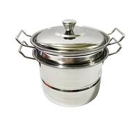 Llazsybz Ensemble de Casseroles Polyvalent pour La Cuisine Maison - Poêle Antiadhésive, Casserole et Wok, Pot à soupe d'argent