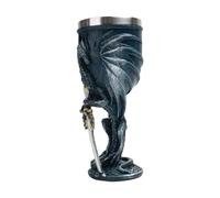 Llazsybz Goblet Anniversaire Original à Motif Dragon