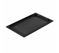 Llazsybz Grille Cuisson en Acier Inoxydable 304 Bords Surélevés Fond Perforé pour Rôtir Griller Cuire Dans un Four Cuisine, Hauteur 25mm