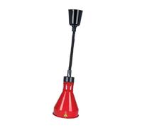 Llazsybz Lampe Chauffante Commerciale pour Aliments avec Ampoule E27, Idéale pour Les Buffets, Rouge