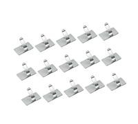 Llazsybz Lot de 15 Attaches de Câble Métalliques, Système de Gestion Des Câbles En Acier Galvanisé Anti-nœuds, Idéal pour Organiser Les Cordons D'alimentat, L