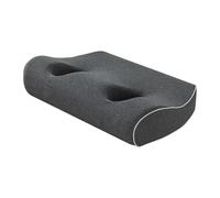 Llazsybz Oreiller avec Trou pour Piercing D'oreille, Oreiller Latéral pour La Relaxation, Confortable et Offrant Un Bon Soutien Grâce à Son Trou, Respirant, Gris Foncé
