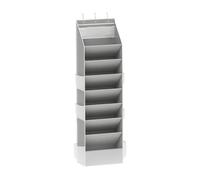 Llazsybz Organisateur de Chaussures à Suspendre sur La Porte, Support de Rangement Polyvalent de Grande Capacité pour Dortoir, Placard, Chambre à Coucher, Mais, Gris