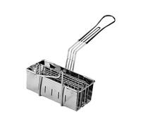 Llazsybz Panier à Tacos, Panier à Friteuse, avec Poignée, Panier à Tacos pour Friteuse, pour La Maison et La Cuisine, 3 grilles