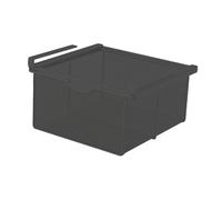 Llazsybz Panier Coulissant Suspendu pour Tiroir, Coulissant sous étagère, Organiseur de Tiroir, Support de Placard pour Chambre à Coucher, Comptoir, Armoire, G, Noir