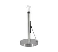 Llazsybz Porte-rouleau de Cuisine En Acier Inoxydable Robuste, Support pour Serviettes, Autoportant, pour Barbecue, Table à Manger Extérieure, Eva Base Silver