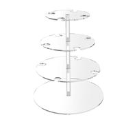 Llazsybz Présentoir à Verres à Pied Suspendu, Support pour Flûtes à Champagne avec Plusieurs Niveaux Amovibles En Acrylique pour Accessoires de Festivals et de, Style C