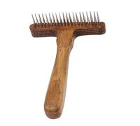 Llazsybz Râteau à Tapis Compact avec Brosse et Peigne à Poils d'animaux pour Gazon Artificiel, Escaliers et Tapis à Poils Longs