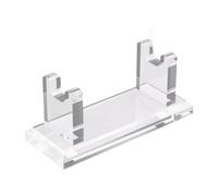 Llazsybz Support de Rasoir Porte-rasoir pour Homme Présentoir de Bain et Support Compact avec Simple Adapté pour Une Solution de Rangement Esthétique, Clair