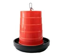 Llazsybz Trogne à Nrriture pr Ples Robuste | Polyvalent, Mangeoire Trémie Cylindrique, Réduit Le Gaspillage, Mangeoire Plateau d'alimentation Circulaire