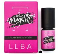 LLBA colle à cils pour professionnels - Colle Noir | Plusieurs choix pour le temps de séchage 0,5 à 3 Secondes | 5mL | Colle extra forte pour extensions de cils | Tenue 7-8 Semaines (La magnétique)