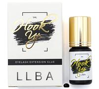 LLBA colle à cils pour professionnels - Colle Noir | Plusieurs choix pour le temps de séchage 0,5 à 3 Secondes | 5mL | Colle extra forte pour extensions de cils | Tenue 7-8 Semaines (Hook-Up)
