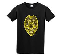 Llbang Blue Lives Matter Protect Thin Blue Line Police Unisex 100% Cotton Short-Sleeve T-Shirts Black L
