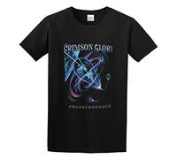 Llbang Crimson Glory Transcendence Progressive Heavy Metal Unisex 100% Cotton Short-Sleeve T-Shirts Black XL
