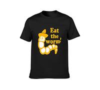 Llbang Eat The Worm As Worn by Axl Rose Unisex 100% Cotton Short-Sleeve T-Shirts Black S