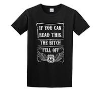 Llbang If You Can Read This The Bitch Fell Off Bikers R19 Unisex 100% Cotton Short-Sleeve T-Shirts Black XXXL