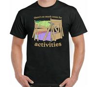Llbang Mens Step Brothers T-Shirt There's So Much Room for Activities Will Farrell Top M