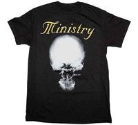 Llbang Ministry Mind Skull T-Shirt Black Unisex 100% Cotton Short-Sleeve T-Shirts Black XXL