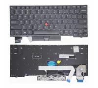 LLBMCM Clavier américain ThinkPad X280 X13 L13 A285 Yoga X390 X395 S2 5ème génération 6(ORG US no Backlit)