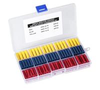 LLBOGRGGN Assortiment de 200 cosses à isolées for câbles électriques, connecteurs droits à bout plat, bornes à BV1.25 BV2 BV5.5