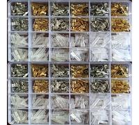 LLBOGRGGN Assortiment de 540 cosses à isolées de 2,8/4,8/6,3 mm, connecteurs de fils électriques