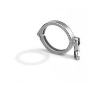 LLBOGRGGN Colliers de serrage Tri Clamp 1,5 pouce for virole, bride de virole de type moyen, raccord for brassage maison, SS304