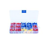 LLBOGRGGN Kit d'assortiment de cosses de câble, 280 pièces, connecteurs de câbles plats femelles et mâles isolés, bornes à