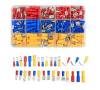 LLBOGRGGN Kit de 236 cosses à isolées, assortiment de connecteurs for câbles électriques, AWG22-10/0,5-6,0 mm²