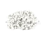 LLBOGRGGN Lot de 200 cosses à isolées blanches E2508 14 AWG 2,5 mm²