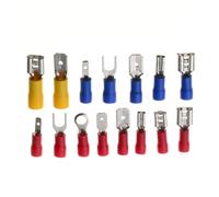 LLBOGRGGN Lot de 280 connecteurs de fils isolés à, cosses électriques bout à bout à pression à froid, assortiment de bornes