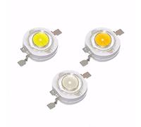 LLBOGRGGN Low Voltage Lights 100Pcs/Lot LED Bulb Chip SMD Light Downlight Diode Lamps Full Watt 1W High Power LED lamp 110-120LM LEDs Bulb Light Household Bulbs (Color : White)