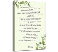 LLBOGRGGN Self Discovery Wall Art - Poetic and Literary Inspired Art Print, The Journey Quote for Home Office, Study, Library & Living Room Decor(Framed,12x18inch(30x45cm))