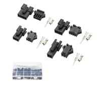 LLBOGRGGN YT 600 pièces 2/3/4/5 broches câble de démarrage fil broche embase connecteurs à avec crochet mâle femelle connecteurs 2,54 mm