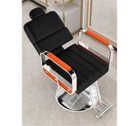 Llchaensc Chaise De Coiffeur Inclinable 90°-130° Fauteuil De Salon Coiffure Hydraulique Pivotant 360° 150 Kg Hauteur Réglable Siège Barbier pour Salon Professionnel,A