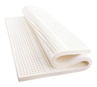 Llchaensc Surmatelas 100% Latex Naturel - Fermeté Douce - avec Housse en Coton pour Douleurs Dorsales avec Housse Amovible Et Lavable,1in,160x200cm(63x79in)