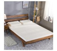 LlchaenscNatural Surmatelas en latex ferme - 6 cm - Lit simple - Durable et pas facile à plier - Surmatelas en mousse à mémoire de forme en latex naturel, 7,6 cm, 135 x 200 cm