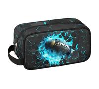 LLCXCSI Trousse de toilette de voyage pour garçons et enfants, kit Dopp étanche à suspendre pour homme, étui de transport Cool Switch compatible avec Nintendo Switch et console New Switch OLED, Ballon