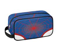 LLCXCSI Trousse de toilette de voyage pour garçons et enfants, kit Dopp étanche à suspendre pour homme, étui de transport Cool Switch compatible avec Nintendo Switch et console New Switch OLED, bleu,