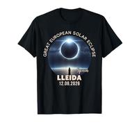 Lleida, Spain Great European Solar Eclipse 2026 T-Shirt